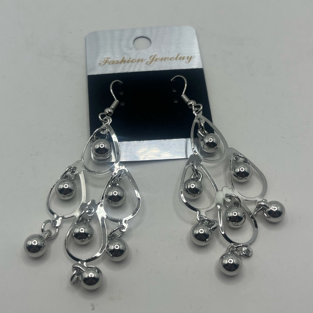 Elegant Silver Dangle Earrings